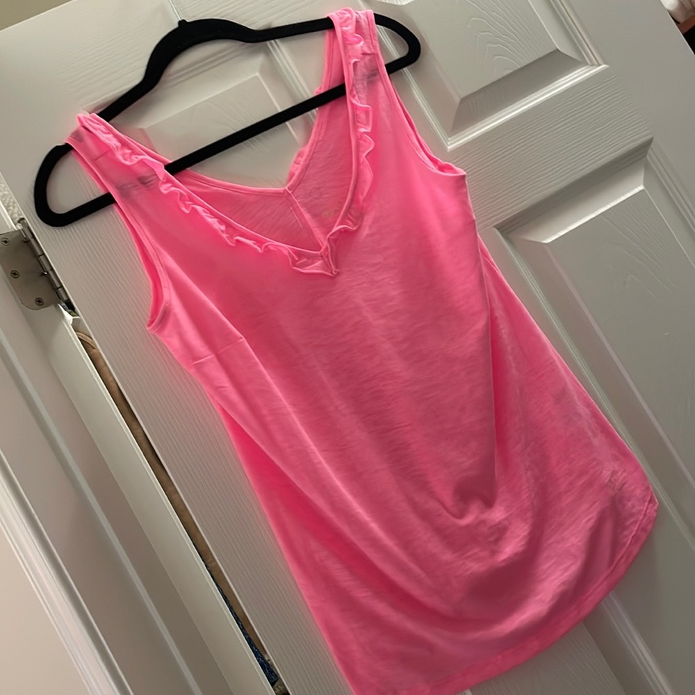 Lilly Pulitzer ruffled tank top (Gigi)